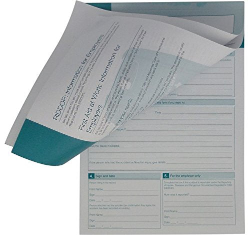 Safety First Aid Group Workplace Accident Book | A5 Size | Records 26 Incidents | GDPR Compliant 2