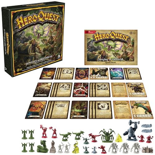 Avalon Hill HeroQuest Jungles of Delthrak Quest Pack – Expansion for HeroQuest Game System