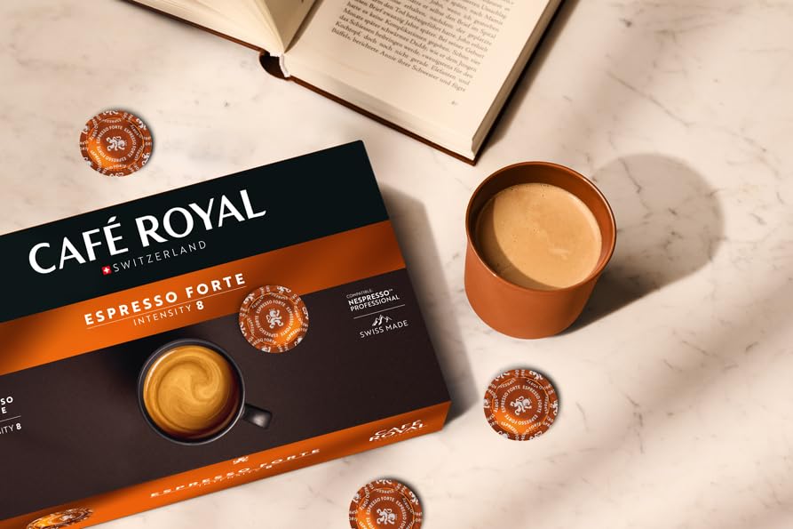 Café Royal Espresso Forte - 50 Professional Coffee Pads for Nespresso Business Solutions