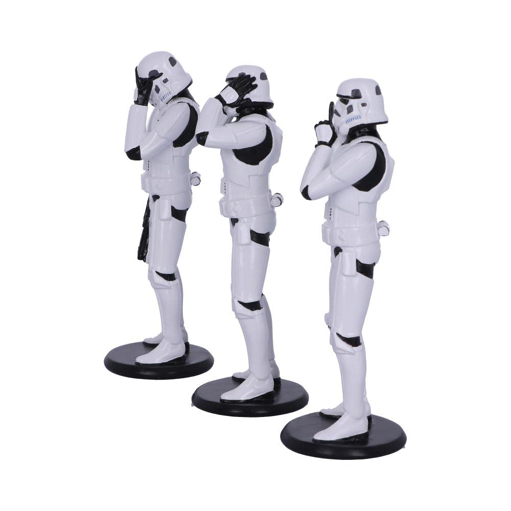 Nemesis Now Stormtrooper Three Wise Sci-Fi Figurines - 14cm Resin Statue 2