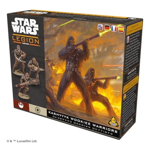 Asmodee Star Wars Legion: Kashyyyk Wookiee Warriors Miniatures Game Expansion 6