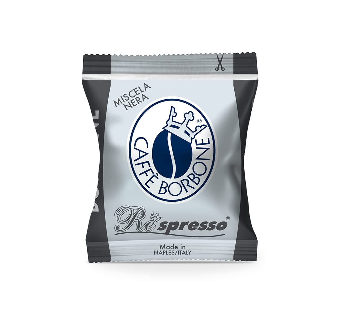 CAFFÈ BORBONE Respresso Black Coffee Blend - 50 Capsules | Nespresso Compatible | Intensity 10 1