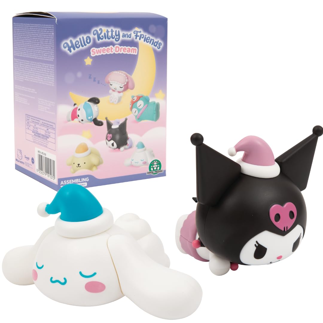 Hello Kitty Sweet Dreams Series Mini Figure Blind Bag | 1 Random Collectible Figure | Plastic 1
