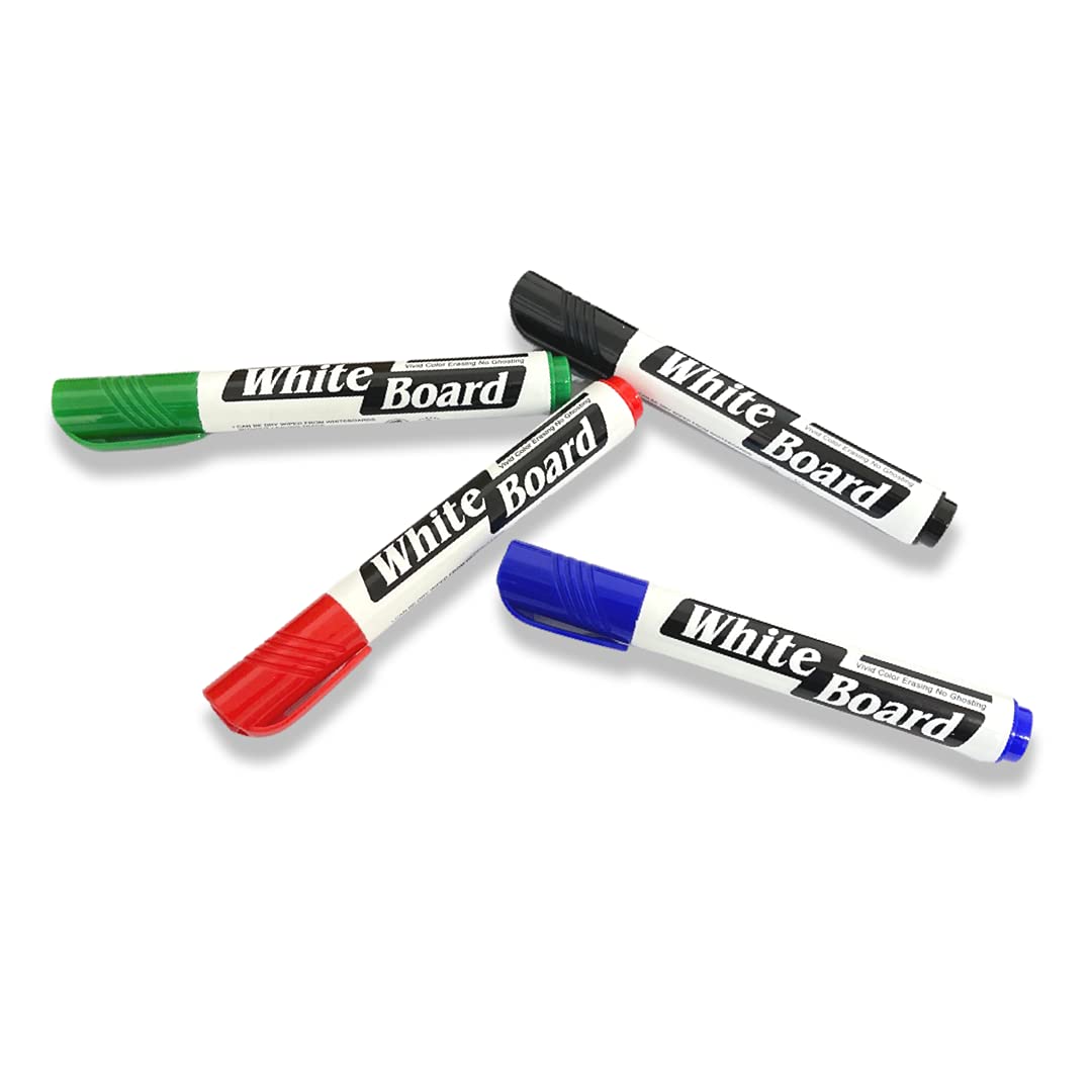 REQUISITE NEEDS Dry Erase Markers - Fine Tip, Low Odor, Vivid Color | 4 Pack Set 2