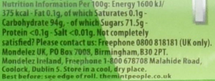 Trebor Softmints Peppermint Flavour, 44 Pack, Vegan & Vegetarian Friendly Chewy Mints with Crunchy Shell