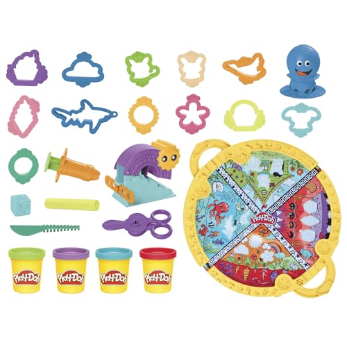 Play-Doh Fold and Go Playmat Starter Playset - Creative Arts & Crafts Toy for Kids 3+