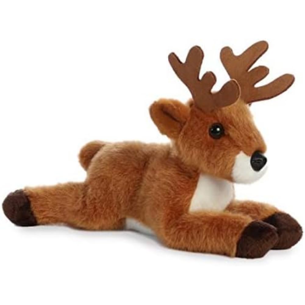 Aurora Mini Flopsie Deer - 8in Soft Plush Toy for Babies & Kids 2