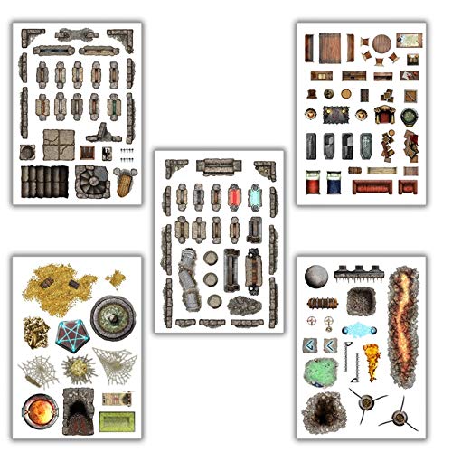 Loke Dungeon Decorations Reusable Static Clings (011LBM)