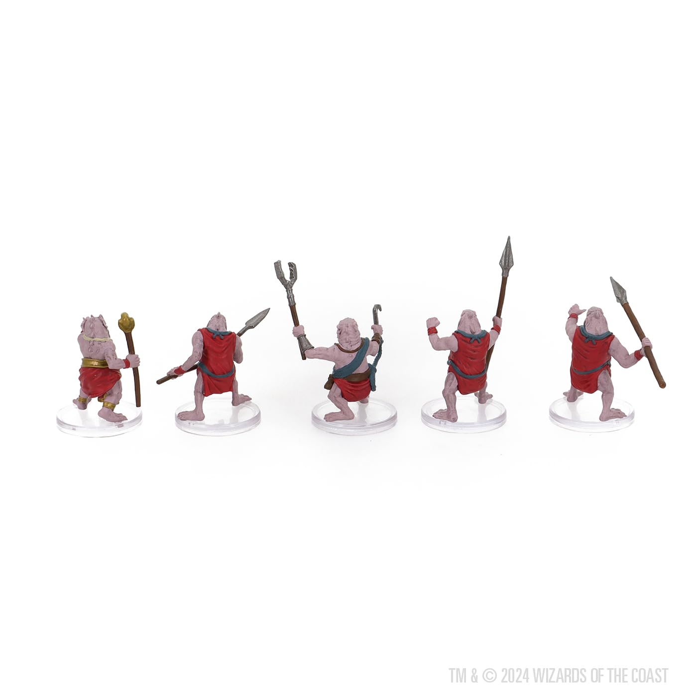 WizKids D&amp;D Icons of the Realms Kuo-Toa Warband 5er-Pack Miniaturen