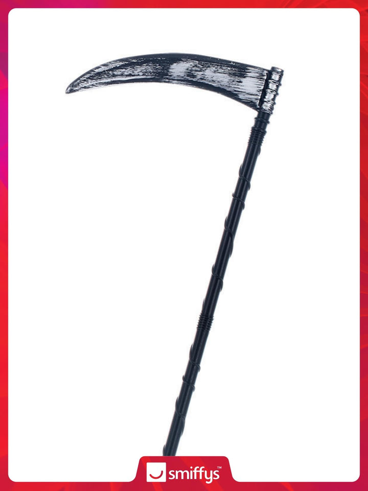 Smiffys Grim Reaper Extendable Scythe Black 138cm/54in Halloween Fancy Dress Accessory