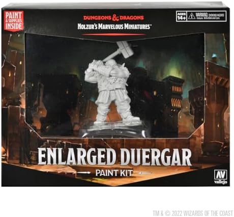 WizKids D&amp;D Nolzurs wunderbare Miniaturen: Vergrößerte Duergar Dungeons and Dragons