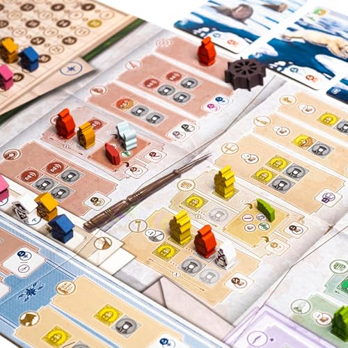 2Tomatoes Games Through Ice and Snow Arctic Exploration Board Game
