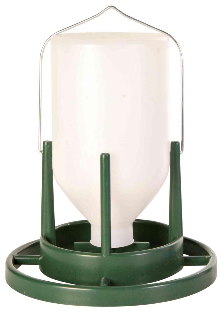 Trixie Aviary Bird Water Dispenser - 1000 ml Capacity | Plastic | Green