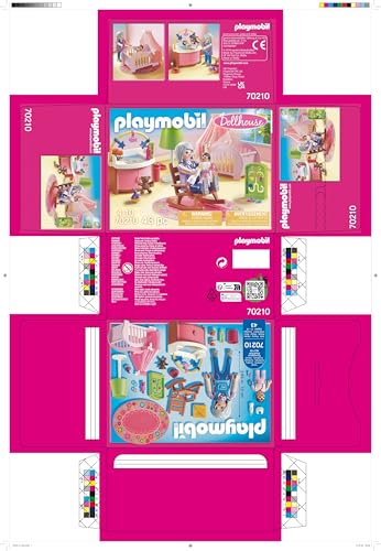 Playmobil 70210 Dollhouse Nursery Playset - For Children Ages 4+ 12