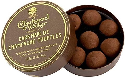 Charbonnel et Walker Dark Marc de Champagne Truffles, 135g 2