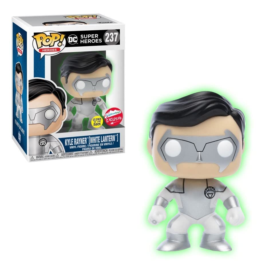Funko Pop! Heroes DC Super Heroes - Kyle Rayner White Lantern Glow in the Dark Vinyl Figure 3