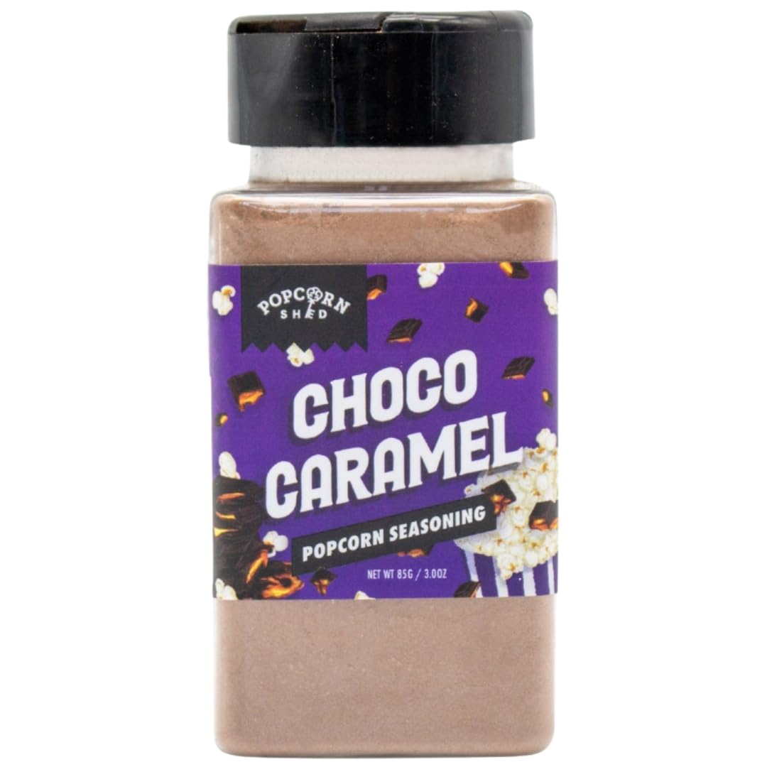 Popcorn Shed Chocolate Caramel Popcorn Seasoning - DIY Gourmet Popcorn Mix for Movie Nights 1