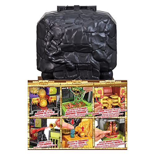 Treasure X Lost Lands Skull Temple Mega Playset - 40 Levels of Adventure with 4 Micro Action Figures