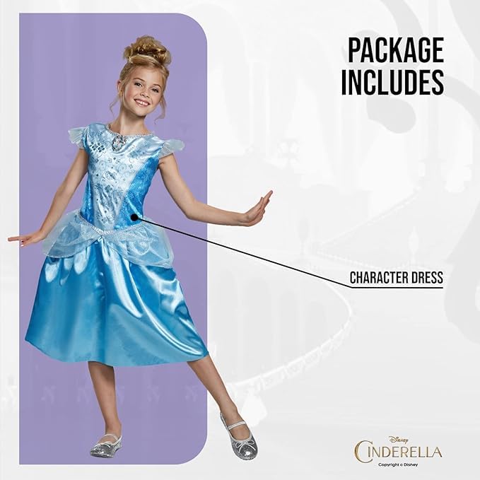 Disguise Disney Cinderella Costume - Medium (7-8 Years) 4