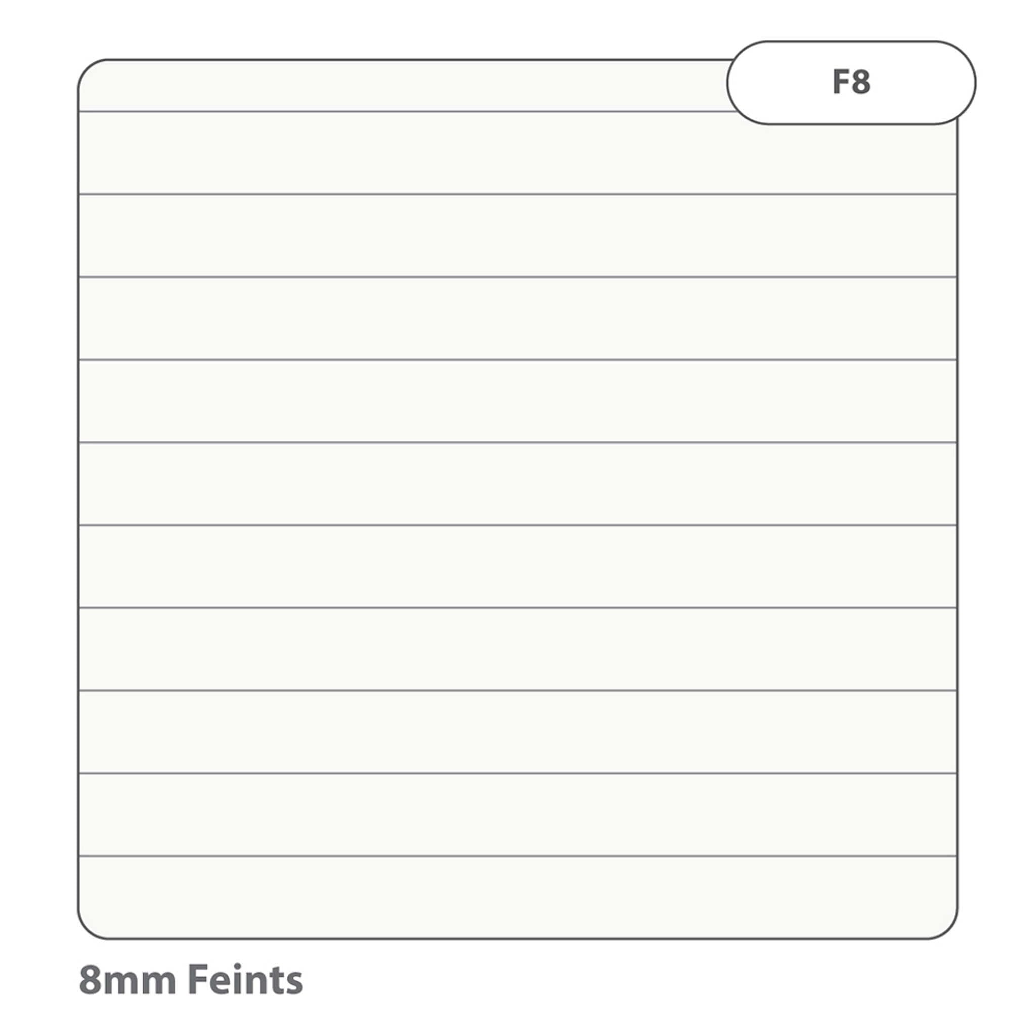 Rhino Shorthand Notebook - 160 Pages, 8mm Lined, Reporter Pad | 8x5 Inches | 1-Pack 6