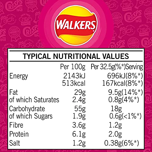 Walkers - Prawn Cocktail Crisps 32 x 32.5g Multipack