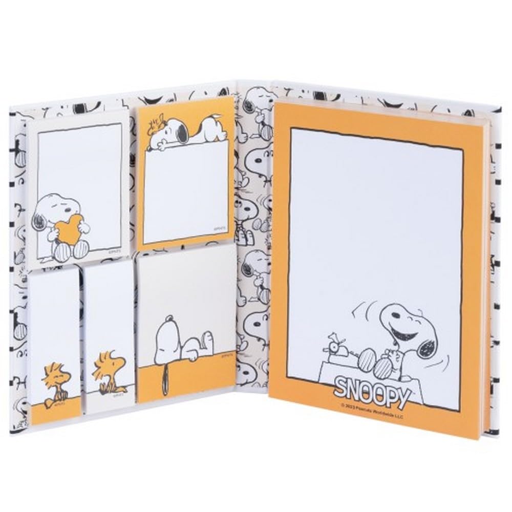 Grupo Erik Snoopy Lazy Days Set - 6 Sticky Notes in Various Sizes & Tabs | Official Merchandise 1