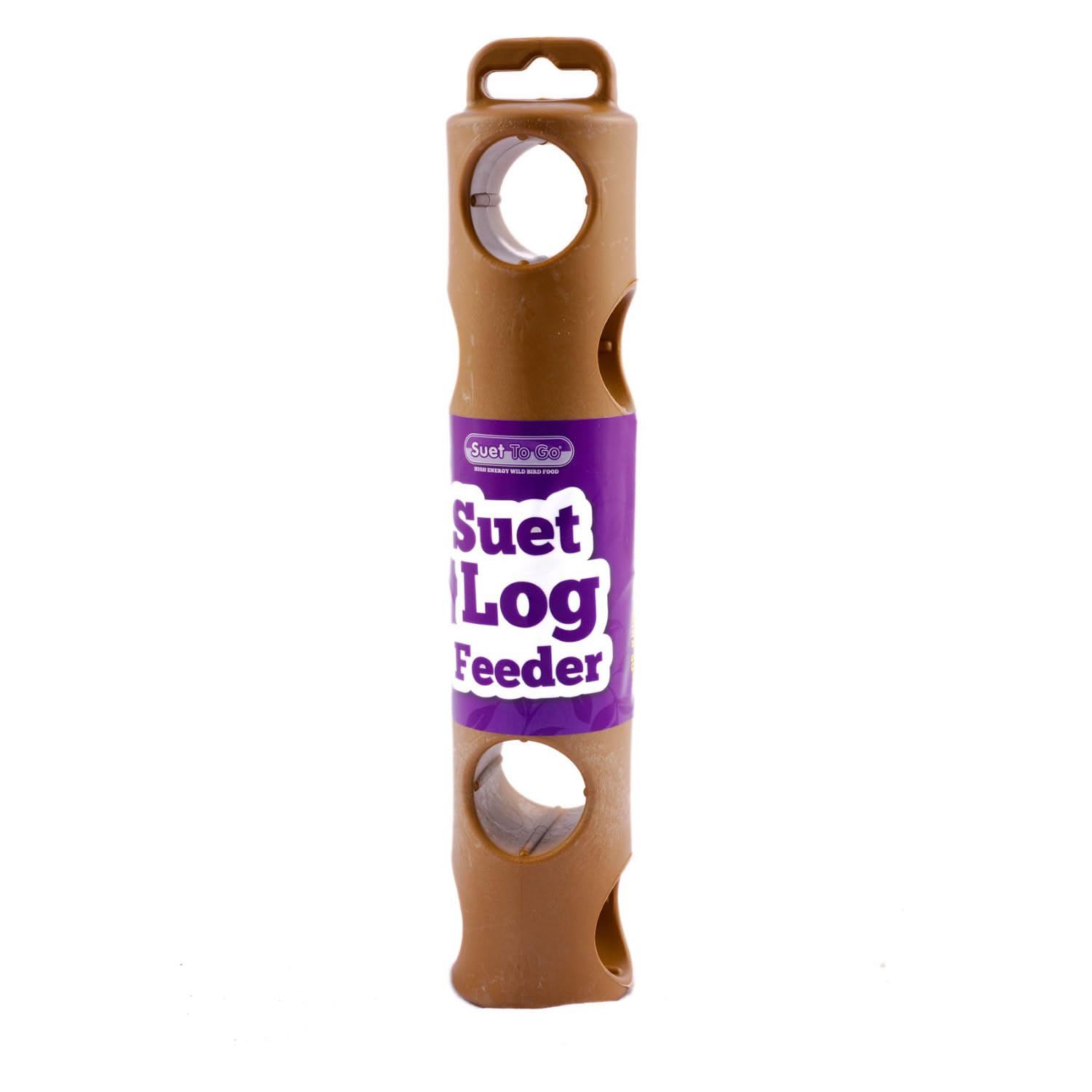 Suet To Go Log Bird Feeder 1x6, Brown 1