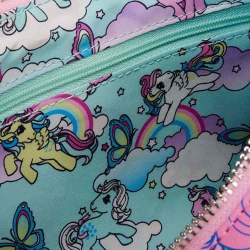 Loungefly My Little Pony All Over Print Crossbody Bag with Detachable Coin Purse 6