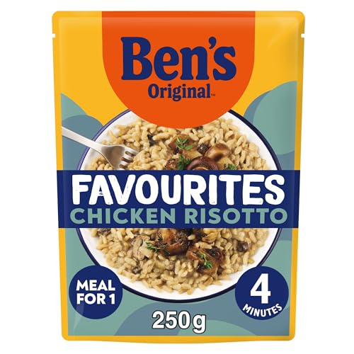 Ben's Original - Favourites Risotto Chicken and Mushroom Microwave Rice, 6 x 250g