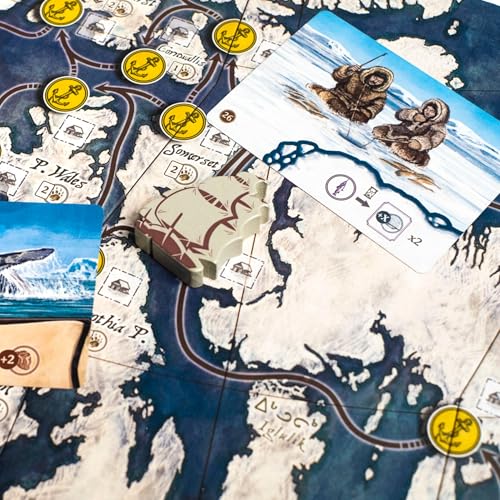 2Tomatoes Games Through Ice and Snow Arctic Exploration Board Game
