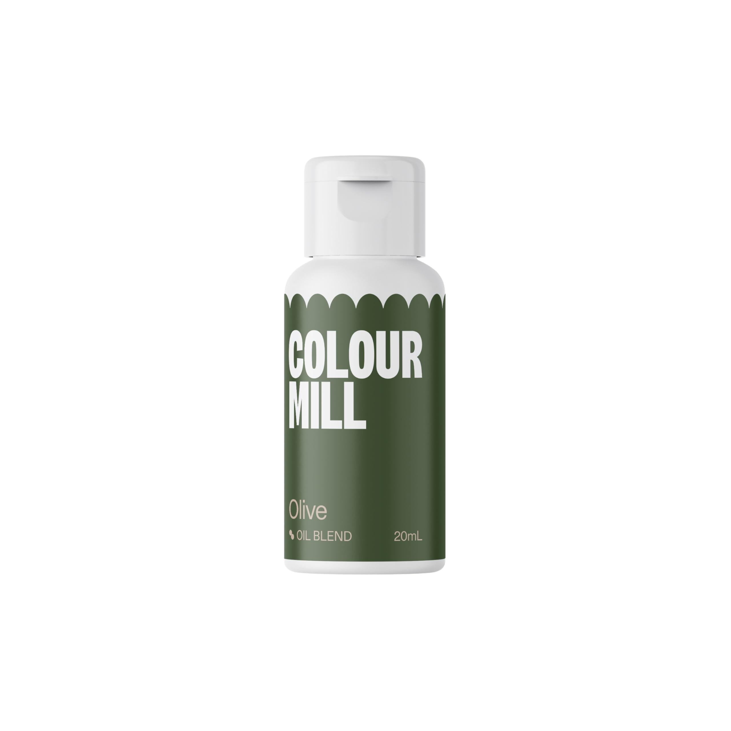 Colour Mill Oil Blend Food Colouring Olive - 20ml Squeeze Bottle 1