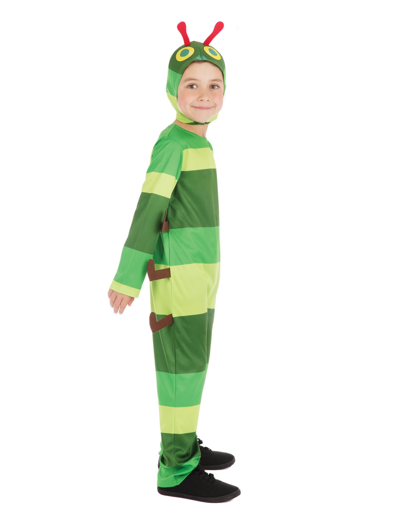 Rubies Bristol Novelty Caterpillar Costume - Kids Size 6-8 Years | Jumpsuit & Headpiece 3