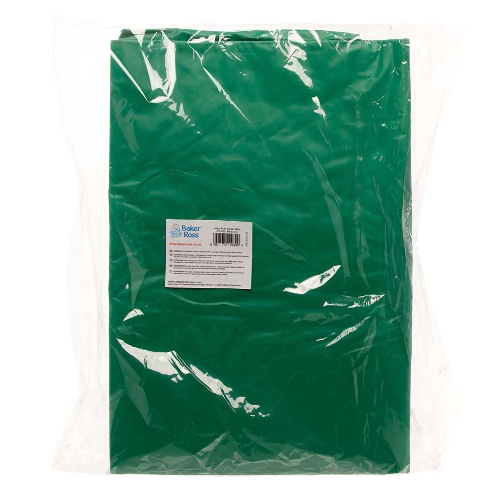 Baker Ross Heavy Duty Reusable Wipeclean Multipurpose Childrens Arts Mats - Pack of 3 | 150cm x 150cm 3
