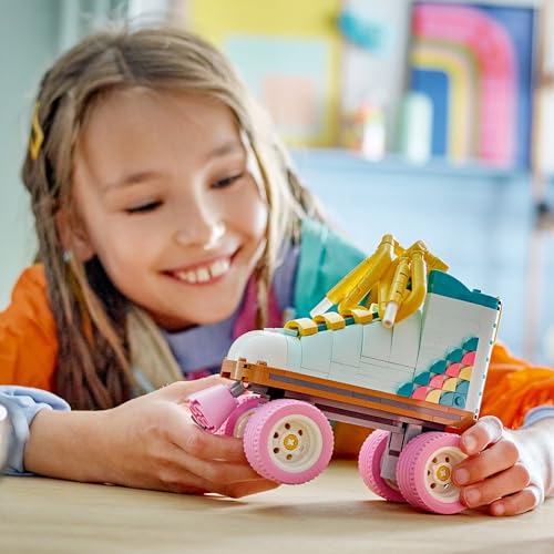 LEGO Creator 3in1 Retro Roller Skate to Mini Skateboard to Boom Box Radio Building Set for Kids 8+ 10