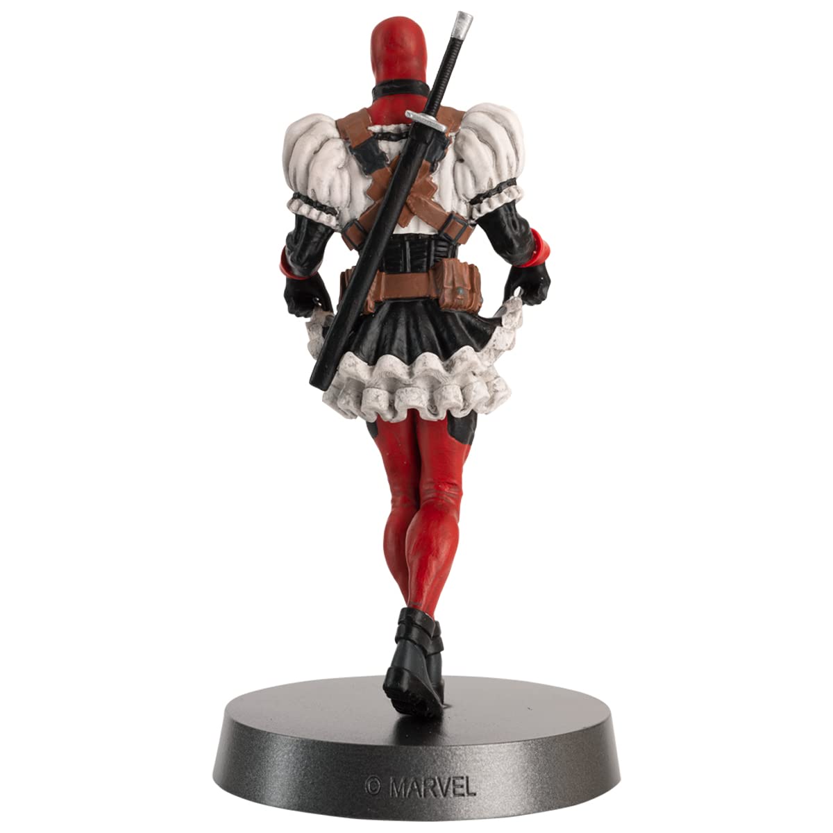Hero Collector Eaglemoss Marvel Heavyweights Deadpool French Maid Metal Figurine | 1:18 Scale 4