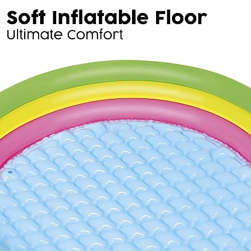 Bestway Summer Set Inflatable Paddling Pool - 40 Inch Diameter, 62L Capacity | Ages Toddler/Kid 4