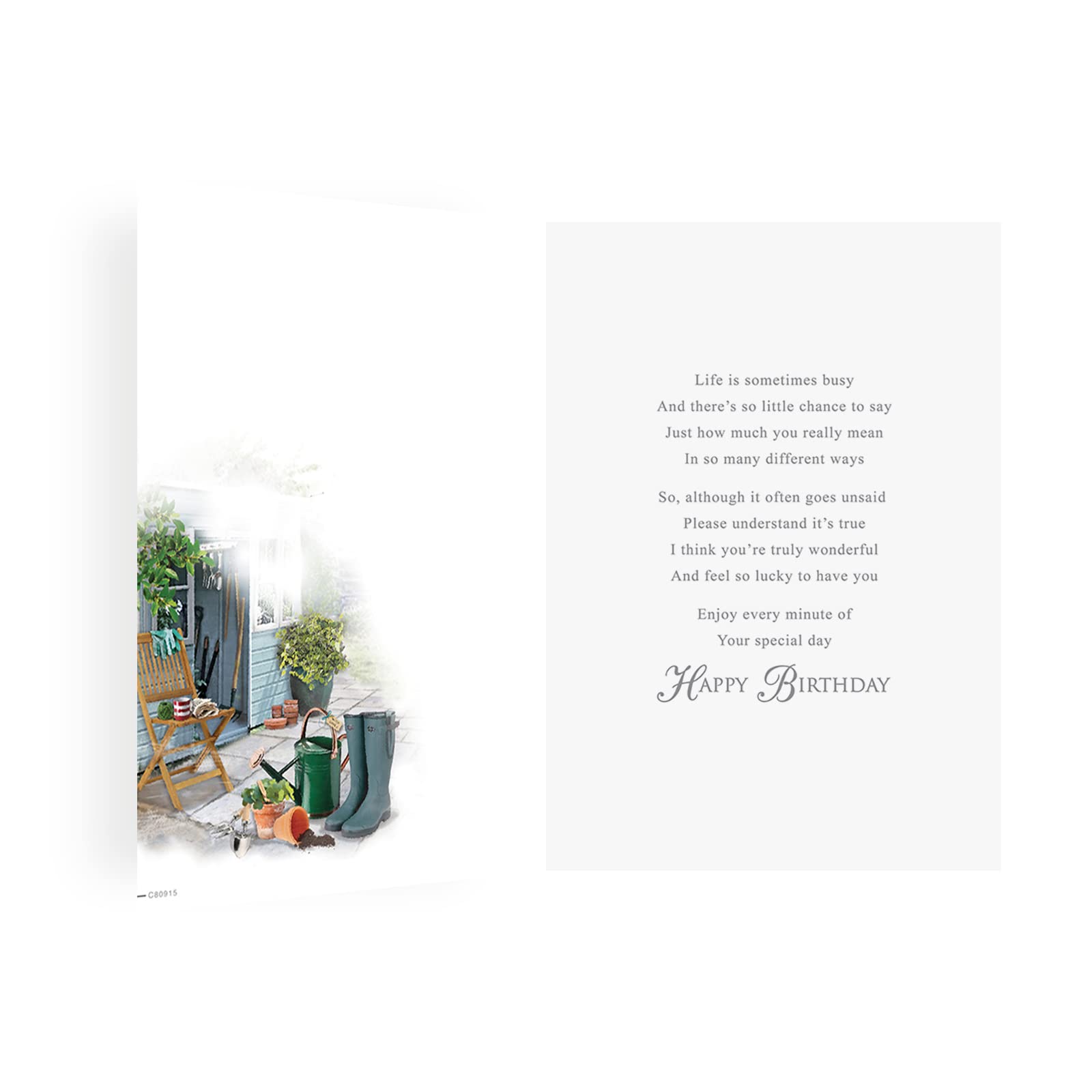 Piccadilly Greetings Dad Birthday Card | Traditional Design | 9 x 6 Inches | Includes Envelope