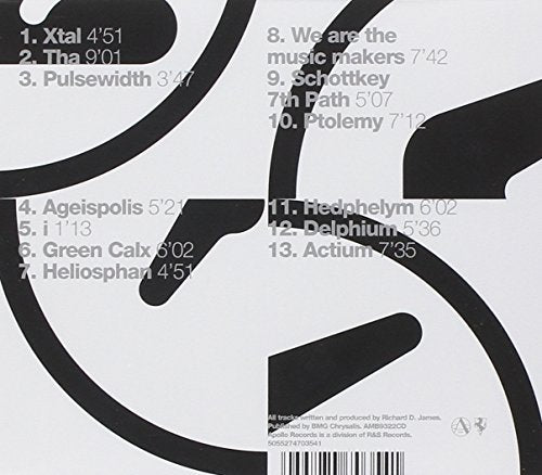 APHEX TWIN - SELECTED AMBIENT WORKS 8592 [CD]