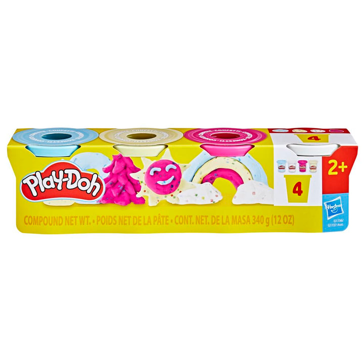 Play-Doh 4 Pack Confetti Compound - Creative Play for Ages 2+