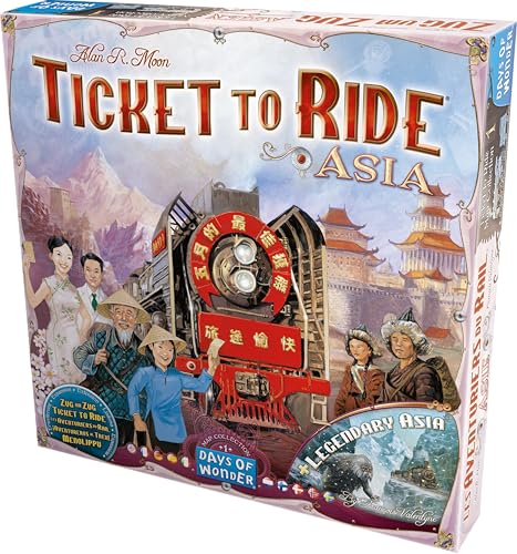Days of Wonder Ticket to Ride Asia Board Game Expansion 9