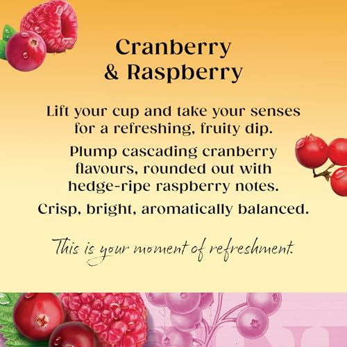 Twinings Cranberry & Raspberry Fruit Infusion Tea - 20 Biodegradable Teabags, Caffeine & Sugar Free 3