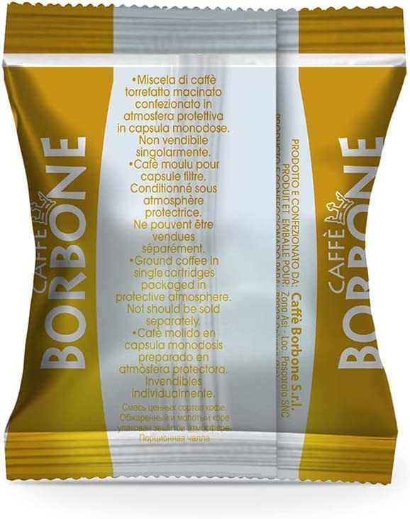 CAFFÈ BORBONE Respresso Gold Coffee Blend - 100 Capsules | Nespresso Compatible 4