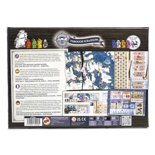 2Tomatoes Games Through Ice and Snow Arctic Exploration Board Game
