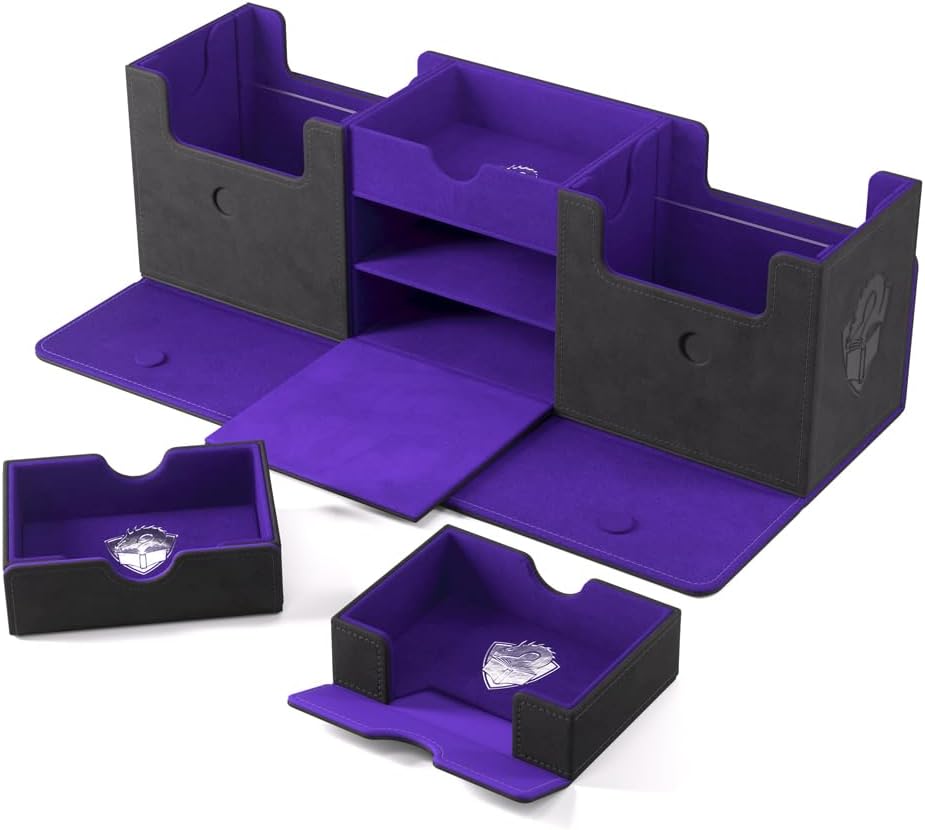 Gamegenic The Academic 266+ XL Deckbox Schwarz/Lila 4