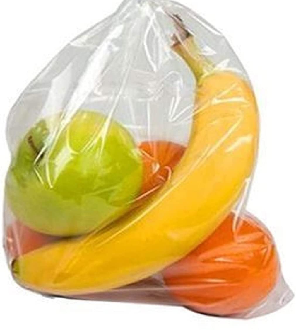 G4GADGET Fridge Freezer Food Bags - 250 Count, 22x22 cm, Clear Plastic | Tie Handles 3