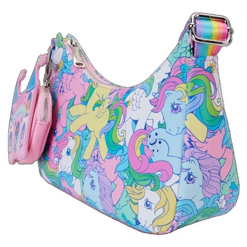 Loungefly My Little Pony All Over Print Crossbody Bag with Detachable Coin Purse 4