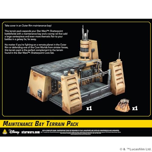 Atomic Mass Games Star Wars Shatterpoint Maintenance Bay Terrain Pack