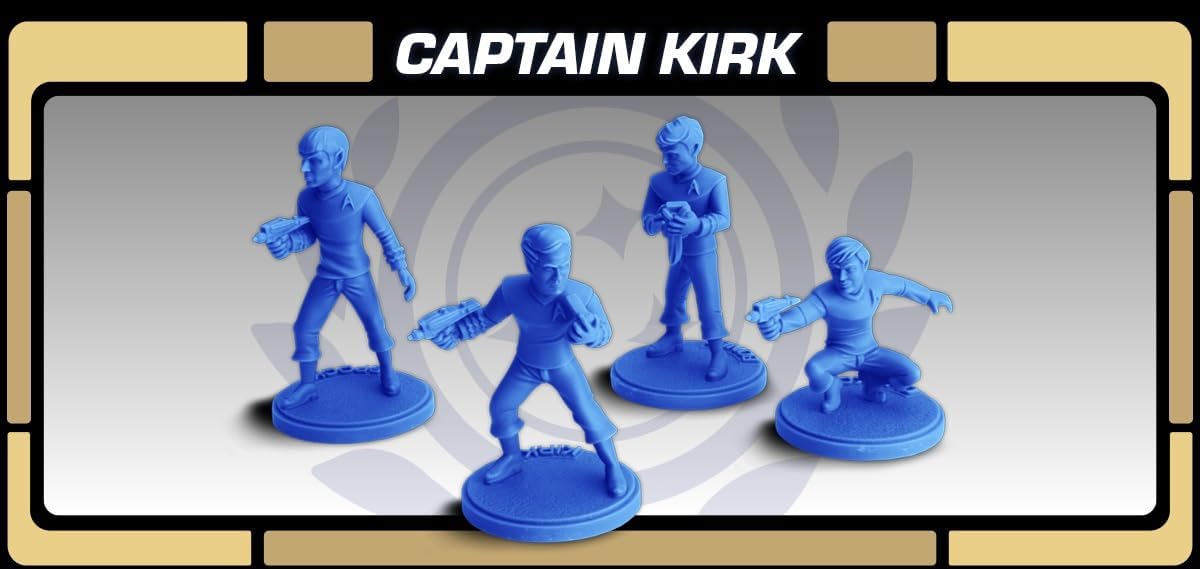 Star Trek: Federation Extension - Captain Kirk, Spock, Chekov, McCoy Miniatures by Gale Force Nine 2