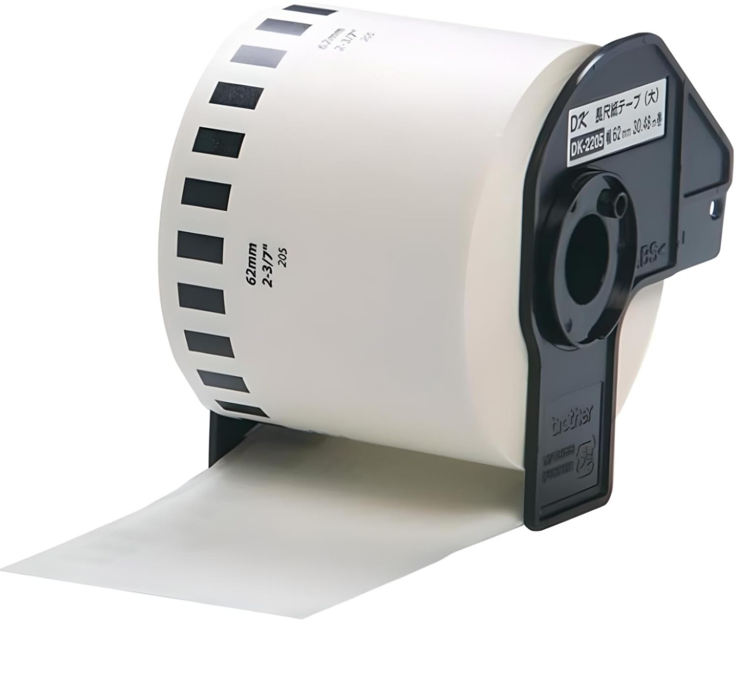 Double Dragon DK-22205 Continuous Paper Label Sticker Roll | 62mm x 30.48m | White 1