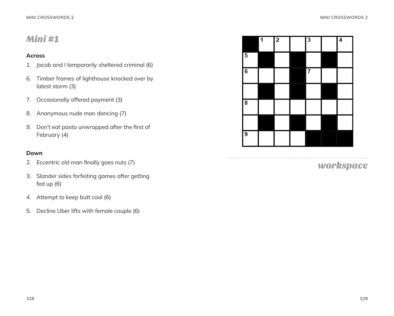 Minute Cryptic - Over 160 Wordplay Puzzles | Paperback Brain Teaser 5